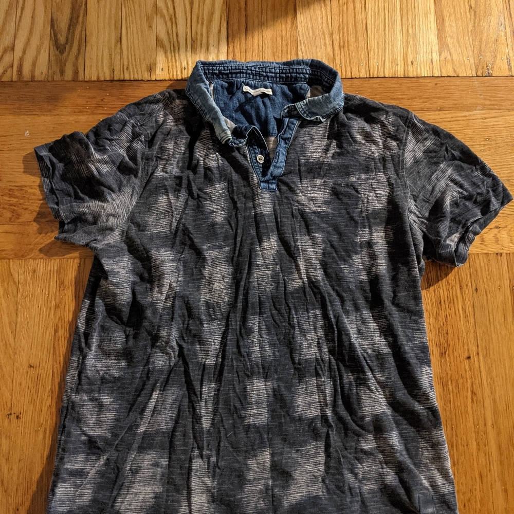 Calvin Klein short sleeve denim polo